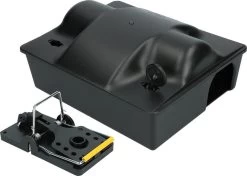 HPC Voerdoos – Lokdoos Voor Muizen En Ratten – Met Kinderslot – Voor Gebruik Met Muizen- En Rattengif Of Vallen – Vast Te Plaatsen – Ook Geschikt Voor Het Monitoren Van Muizen En Ratten – Inclusief Rattenklem + Sleutel - 23.5x19.5x10.5cm -Gardena Winkel 1200x853 3