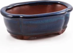 Happy Seed Keramieken Bonsai Pot (schaal) - Marine Blauw - Geglazuurd -Gardena Winkel 1200x873 4
