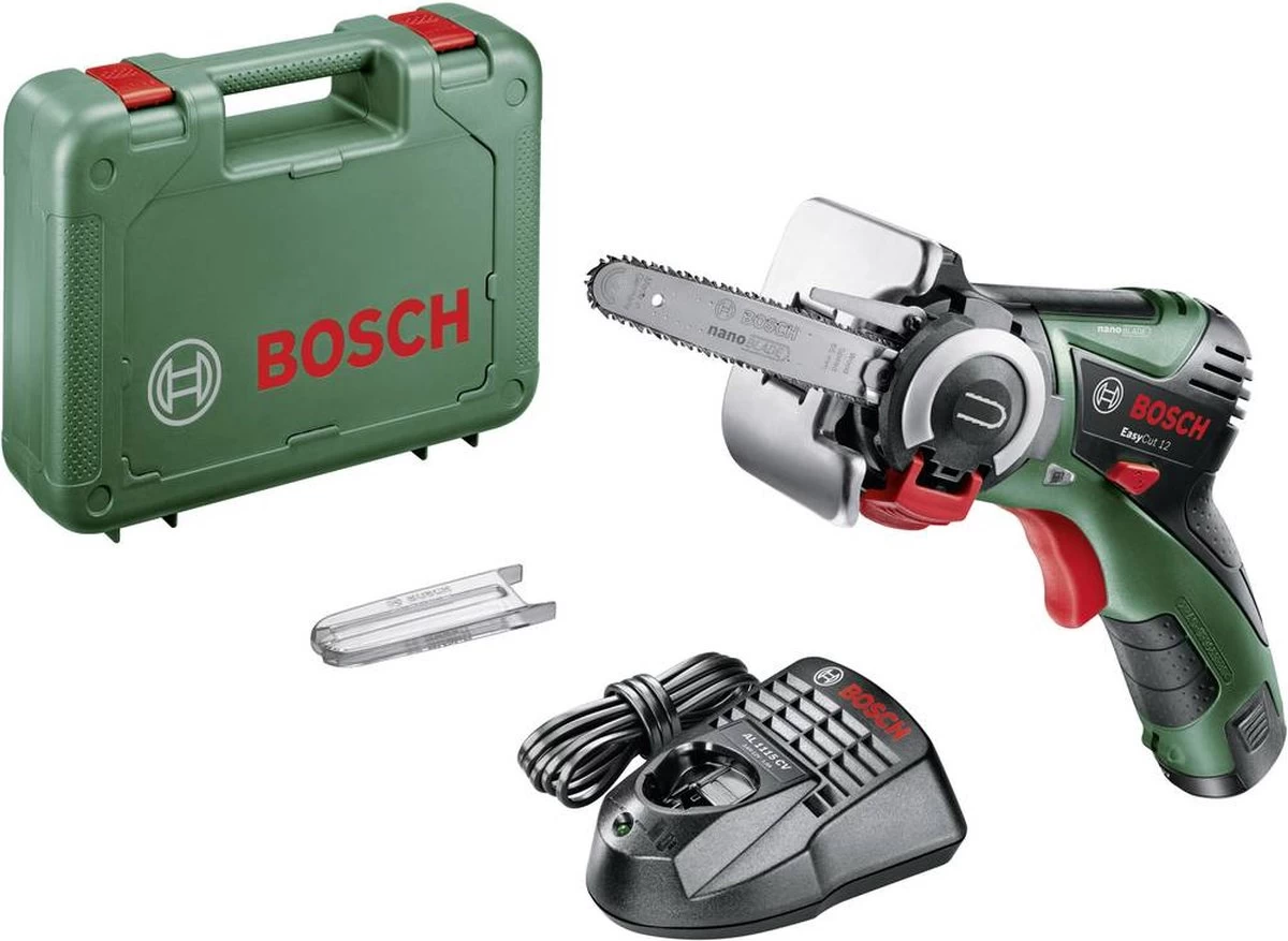 Bosch EasyCut 12 Accu Microkettingzaag - Met 1 X 12 V Accu En Lader 9 Bosch EasyCut 12 Accu Microkettingzaag - Met 1 X 12 V Accu En Lader - Afbeelding 9