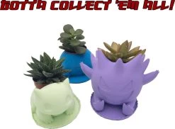 Azhora Pokémon Gengar Bloempot - Inclusief Opvangschaal - Lichtpaars -Gardena Winkel 1200x883 2