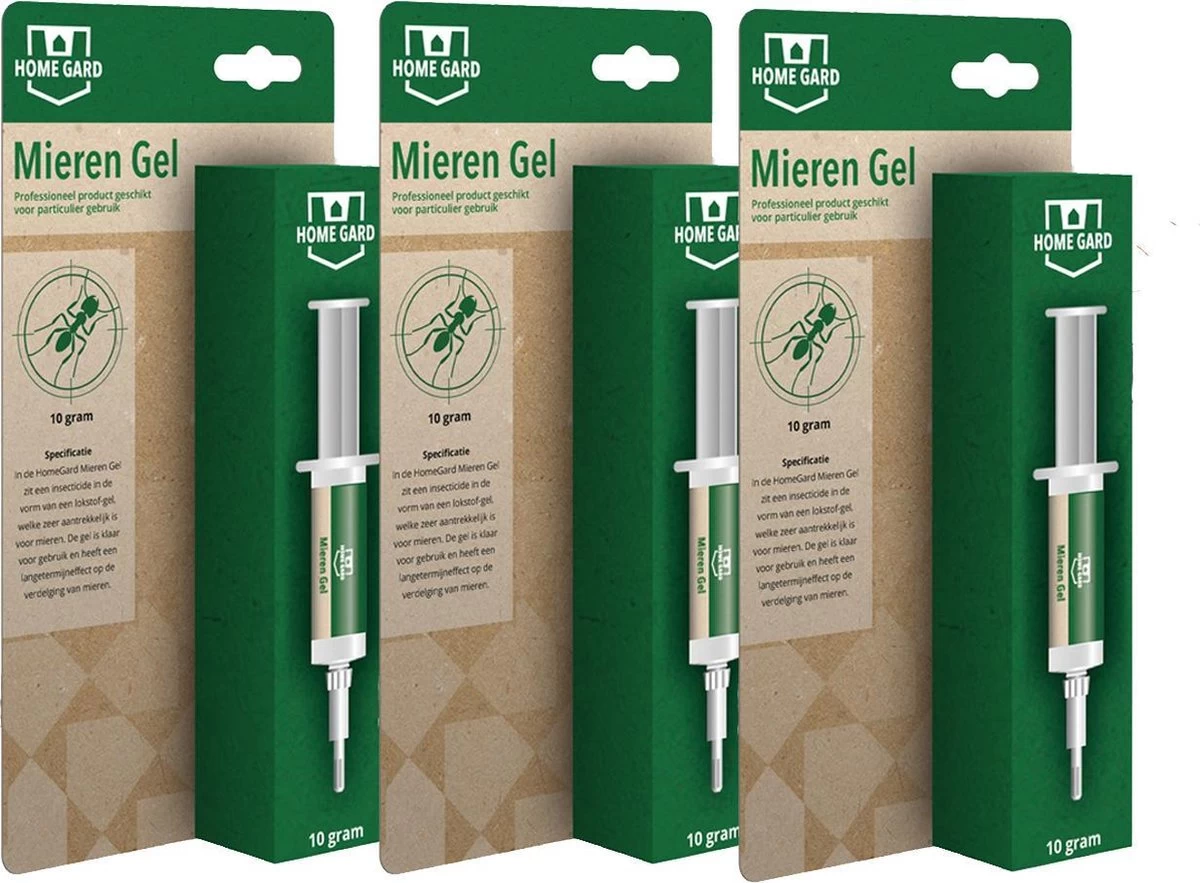 VOORDEEL PAK: 3 Stuks Mierengel - Gel Tegen Mieren - Mierengif - Mieren Bestrijden 1 VOORDEEL PAK: 3 Stuks Mierengel - Gel Tegen Mieren - Mierengif - Mieren Bestrijden
