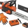 Powerplus Dual Power POWDPGSET33 Accu Kettingzaag - 40V - 30 Cm Zwaardlengte -2x20V Accu -1 X Lader