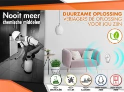 Hillar Ultrasone Muizenverjager - Diervriendelijke Ongedierte Verjager - Pest Reject - Ratten Bestrijden - Geluidloos - Wit -Gardena Winkel 1200x900 109