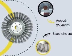 Merkloos Onkruidborstel Voor Bosmaaier | 200mm 20 Cm Staalborstel Nieuw | Universele Onkruidborstel 200 Mm - Onkruidverwijderaar - Voegenborstel - Grastrimmer 14 Merkloos Onkruidborstel Voor Bosmaaier | 200mm 20 Cm Staalborstel Nieuw | Universele Onkruidborstel 200 Mm - Onkruidverwijderaar - Voegenborstel - Grastrimmer -Gardena Winkel 1200x928 3