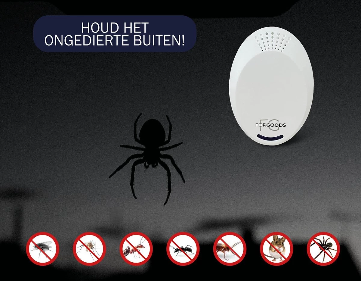 Merkloos Forgoods Ultrasone Muizenverjager En Ongedierte Verjager - Muizenverjager - Pest Reject - (4 Stuk Wit) - Ook Verkrijgbaar In Zwart 8 Merkloos Forgoods Ultrasone Muizenverjager En Ongedierte Verjager - Muizenverjager - Pest Reject - (4 Stuk Wit) - Ook Verkrijgbaar In Zwart - Afbeelding 8