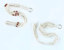 4 Stuks Luxe Macrame Plantenhangers - Boho Handgeweven Katoen Hangpot Voor Binnen/Buiten - Hangende Bloempot Met Kralen - Macramé Touw/Koord Hangplant Houder - Bohemian Wandhanger Decoratie - Plant Hanger - Verticale Tuin Bloempothouder Planthanger -Gardena Winkel 1200x940 4