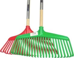 Synx Tools Gazonhark Bladhark 23 Tanden Hark - Harken - Grashark- Gazon - Kunststof Blauw/groen -Met Steel 120cm -Gardena Winkel 1200x947 2