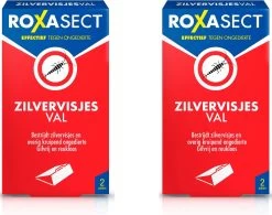 Roxasect Zilvervisjesval - Ongedierteval - Bestrijden Van Zilvervisjes, Papiervisjes En Ovenvisjes - 2 Stuks