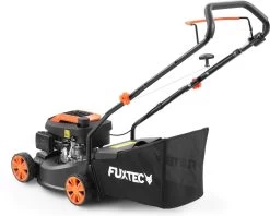 FUXTEC Grasmaaier Benzine - 41cm - 80cc - Duwmaaier - Opvangbak 45L - FX-RM4180 -Gardena Winkel 1200x964