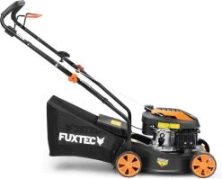 FUXTEC Grasmaaier Benzine - 41cm - 80cc - Duwmaaier - Opvangbak 45L - FX-RM4180 -Gardena Winkel 1200x967