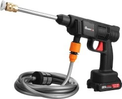 Merkloos Elektrische Accu-Hogedrukreiniger - 1.2mpa - Multifunctioneel Mondstuk - Draagbaar Oplaadbaar Snoerloos - Reinigingsspuitpistool - Met Rijke Accessoires - Voor Auto, Tuin, Terras, Raam - Zwart -Gardena Winkel 1200x976 1