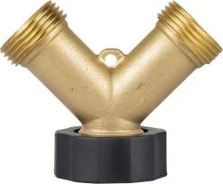 Sens Design Waterverdeler 2-weg – Messing – Past Op Europese Kranen -Gardena Winkel 1200x991 2