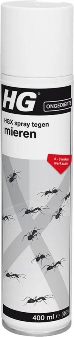 HGX Spray Tegen Mieren - 12912N - 400ml - Effectief Tegen Mieren - Vlekvrij - Werkt Tot 6 Weken