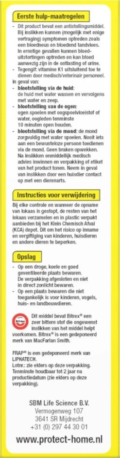 Protect Home Frap Granenmix Tegen Muizen - 2 X 25 Gram - Muis Bestrijdingsmiddel - Lokaas Muizenkorrels Voor Huismuizen - Professionele Formulering - In Portieverpakking -Gardena Winkel 315x1200