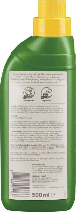 Pokon Groene Planten Voeding - 500ml - Plantenvoeding - 20ml Per 1L Water -Gardena Winkel 433x1200 4