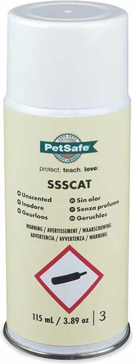 PetSafe SSSCAT Kattenverjager Navulling 80-100 Sprays 2 PetSafe SSSCAT Kattenverjager Navulling 80-100 Sprays - Afbeelding 2