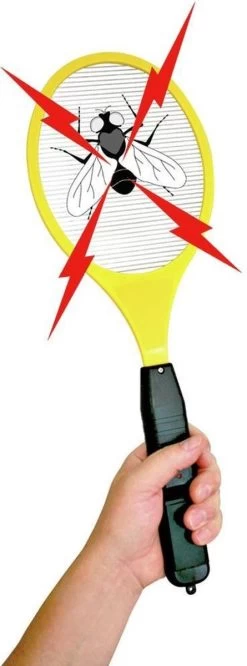 HGX Elektrische Vliegenmepper - 1 Stuk - Voorkomt Platgeslagen Insecten - Ook Geschikt Voor Muggen En Wespen - Inclusief Batterijen -Gardena Winkel 445x1200 2