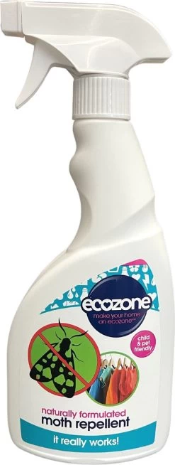 Ecozone Natuurlijke Motten Spray - Mottenballen - Mottenval - Motten Bestrijden - Ecologisch - Anti Motten - Milieuvriendelijk