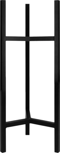 QUVIO Plantenstandaard Binnen - Inclusief Pot - Staande Plantenbak - Metaal - Bloempot - 22 X 22 X 60 Cm - Zwart -Gardena Winkel 476x1200 8