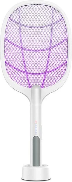 Elektrisch Oplaadbare Vliegen / Muggenmepper - UV-lamp - USB Oplaadbaar-2 In 1