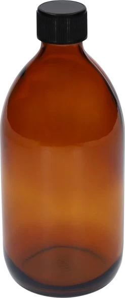 QUVIO Sprayfles - Spuitfles - Plantenspuit - Schoonmaak Spuit - Huishoudspray - Leeg/Hervulbaar - Kamerspray - Allesreiniger - Glazen Sprayflacon - Waterspuit - Kappersspuit - 500 Ml - Glas - Bruin - Zwart -Gardena Winkel 506x1200 1