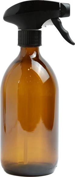 Groeikruid® Plantenspuit | 500 Ml Amber Glas | Met Zwarte Spraykop | Plantensproeier Binnen | Waterverstuiver | Verstuiver | Waterspuit -Gardena Winkel 513x1200