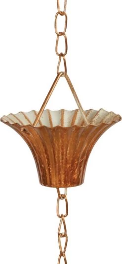 Esschert Design Regenketting 254 Cm Staal Koper -Gardena Winkel 557x1200