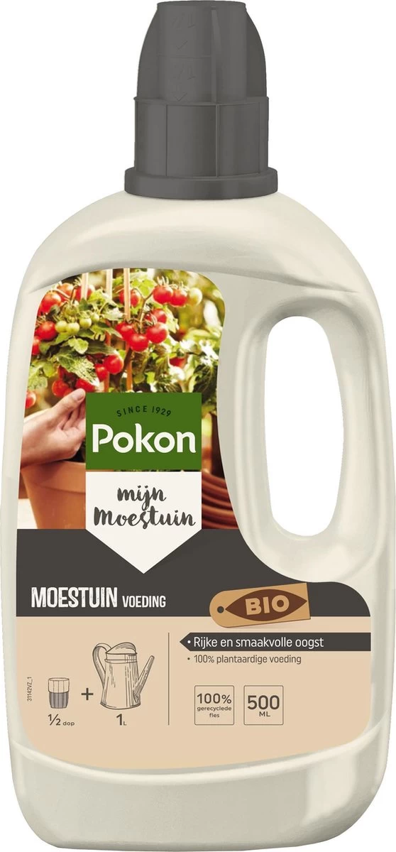 Pokon Bio Moestuinvoeding - 500ml - Plantenvoeding - 14ml Per 1l Water 5 Pokon Bio Moestuinvoeding - 500ml - Plantenvoeding - 14ml Per 1l Water - Afbeelding 5