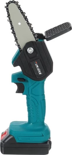 Merkloos Mini Accu Kettingzaag - 4 Inch Elektrische Boomzaag - Handkettingzaag - Met 2 Accu En 1 Oplader - Voor Tuinboom Ranch Bomen Snijden Hout- Blauw -Gardena Winkel 560x1200 2