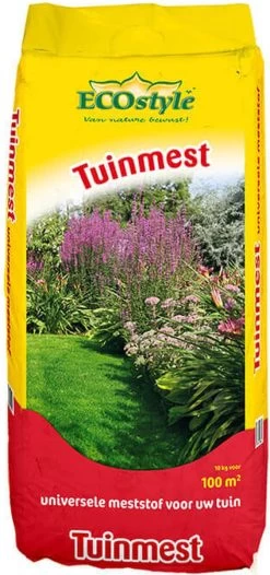 ECOstyle Tuinmest Organische Meststof - Border & Siertuin - Natuurlijke Meststof Gazon - 120 Dagen Voeding- 180 M² - 18 KG -Gardena Winkel 564x1200 2