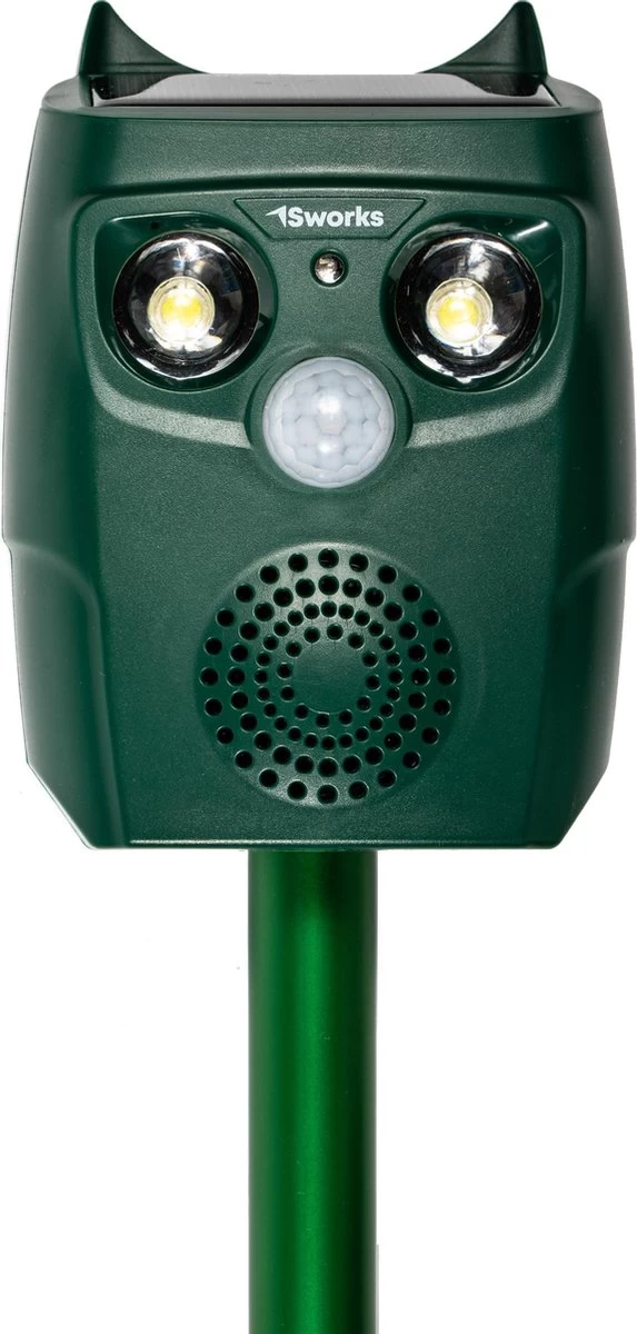 Professionele Ultrasone Kattenverjager Op Zonneenergie - Waterdicht - Kattenverdrijver - Vogelverjager -. Werkt Op Zonne-energie Met Oplaadbare Accu (incl). Verdrijft Katten 1 Professionele Ultrasone Kattenverjager Op Zonneenergie - Waterdicht - Kattenverdrijver - Vogelverjager -. Werkt Op Zonne-energie Met Oplaadbare Accu (incl). Verdrijft Katten