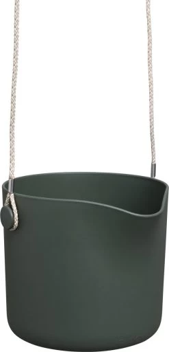 Elho B.for Swing 18 Hangpot - Bloempot Voor Binnen - Ø 18.0 X H 16.5 Cm - Groen/Blad Groen -Gardena Winkel 579x1200 1