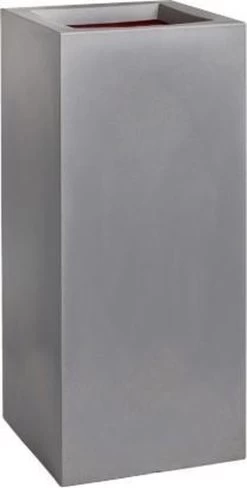 Capi Europe - Bloempot Rechthoek Smooth NL - 36x36x79 - Zwart - Voor Binnen En Buiten - KBL952 -Gardena Winkel 608x1200 5