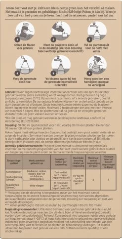 Pokon Bio Tegen Hardnekkige Insecten Concentraat - 175ml Voor 25 Liter - Zichtbaar Effect Binnen 24 Uur - Bestrijdt O.a. Luizen, Spintmijten, Witte Vliegen En Rupsen -Gardena Winkel 613x1200 6