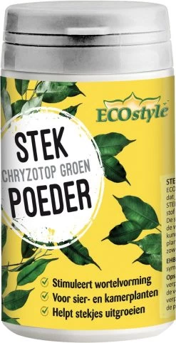 ECOstyle Stekpoeder Stimuleert Wortelvorming - Voor Sier & Kamerplanten - Helpt Stekjes Uitgroeien Tot Een Volwaardige Plant - 25 GR -Gardena Winkel 615x1200 2