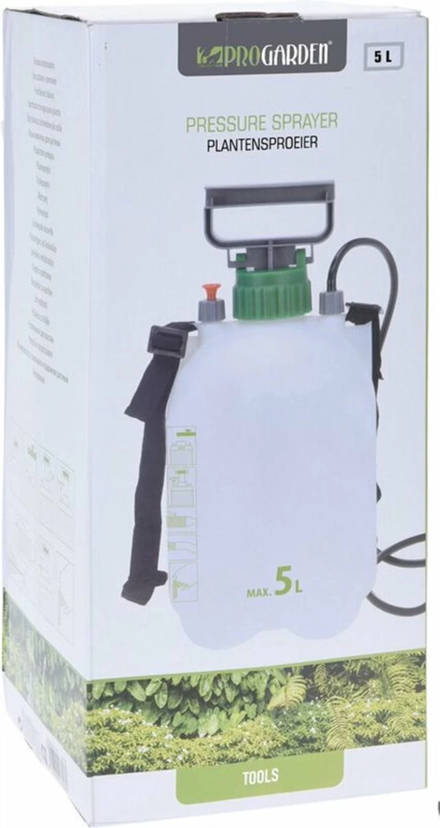 Merkloos Pro Garden Plantensproeier Drukspuit - 5 Liter - Inclusief Draagriem 2 Merkloos Pro Garden Plantensproeier Drukspuit - 5 Liter - Inclusief Draagriem - Afbeelding 2