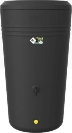 Elho Green Basics Regenton - Regenton - Living Black - Buiten - 200 Liter -Gardena Winkel 651x1200 2