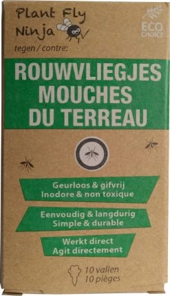 Plant Fly Ninja - Rouwvliegen En Plantvliegen - Insectenval Plakstrips - Planten - 1 Pack, 10 Stuks -Gardena Winkel 687x1200 2