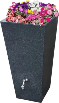 Prestige Manhattan 100L Regenton Zwart (incl. Kraantje)