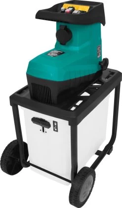 VONROC Stille Hakselaar/Shredder 2800W – Voor Takken Tot Ø45mm – Incl. 60L Opvangbak & Duwstok -Gardena Winkel 700x1200
