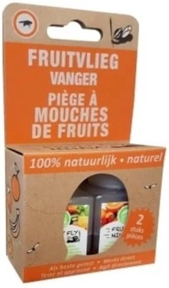 Super Ninja - Fruit Fly Ninja® - Fruitvliegjes Vanger - 100% Natuurlijk En Milieu Verantwoordelijk - 2 Pack -Gardena Winkel 705x1200 4