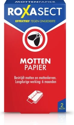 Roxasect Mottenpapier - Insectenbestrijding - 2 Stuks