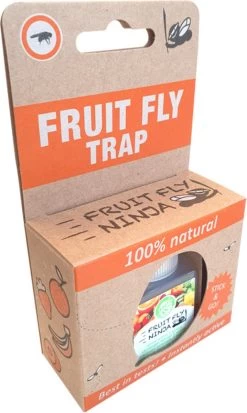 Super Ninja - Fruit Fly Ninja® - Fruitvliegjes Vanger - 100% Natuurlijk En Milieu Verantwoordelijk - Single Pack -Gardena Winkel 718x1200 3