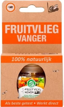 Super Ninja - Fruit Fly Ninja® - Fruitvliegjes Vanger - 100% Natuurlijk En Milieu Verantwoordelijk - Single Pack -Gardena Winkel 718x1200 4