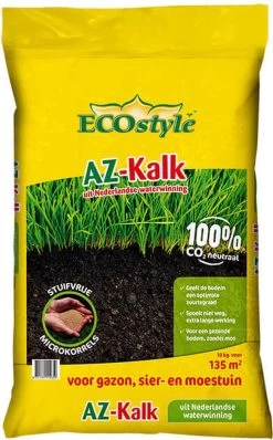 ECOstyle AZ Kalk Micro Korrel – Voor Gazon, Sier- En Moestuin - Corrigeert Zuurgraad Direct En Langdurig - Werkt Tegen Mos - CO2-Neutraal – 30 M² - 2 KG -Gardena Winkel 745x1200 6