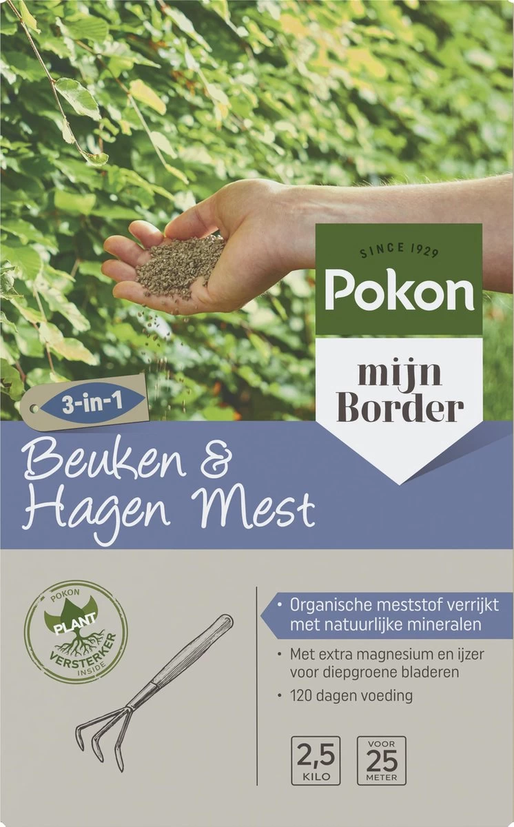 Pokon Beuken & Hagen Mest - 2,5kg - Meststof - 3-in-1 Werking 1 Pokon Beuken & Hagen Mest - 2,5kg - Meststof - 3-in-1 Werking