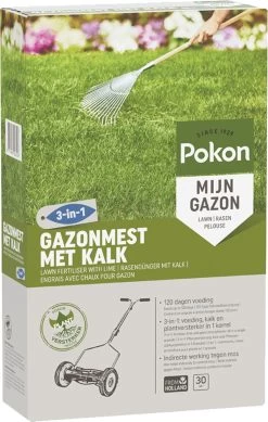 Pokon Gazonmest Met Kalk - 2kg - Mest - Geschikt Voor 30m² - 120 Dagen Voeding -Gardena Winkel 761x1200 1
