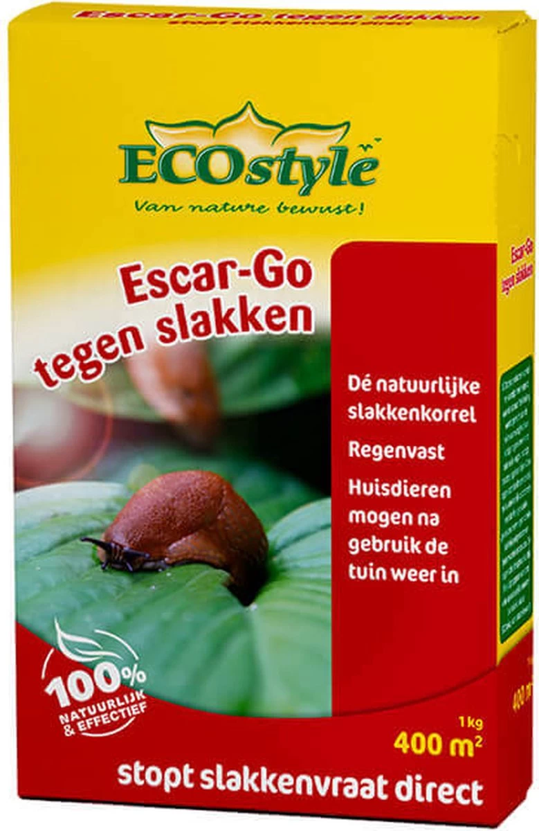 ECOstyle Escar-Go Bestrijdingsmiddel Tegen Slakken - Regenvaste Slakkenkorrels - Stopt Slakkenvraat Direct - 80 M² - 200 GR 6 ECOstyle Escar-Go Bestrijdingsmiddel Tegen Slakken - Regenvaste Slakkenkorrels - Stopt Slakkenvraat Direct - 80 M² - 200 GR - Afbeelding 6