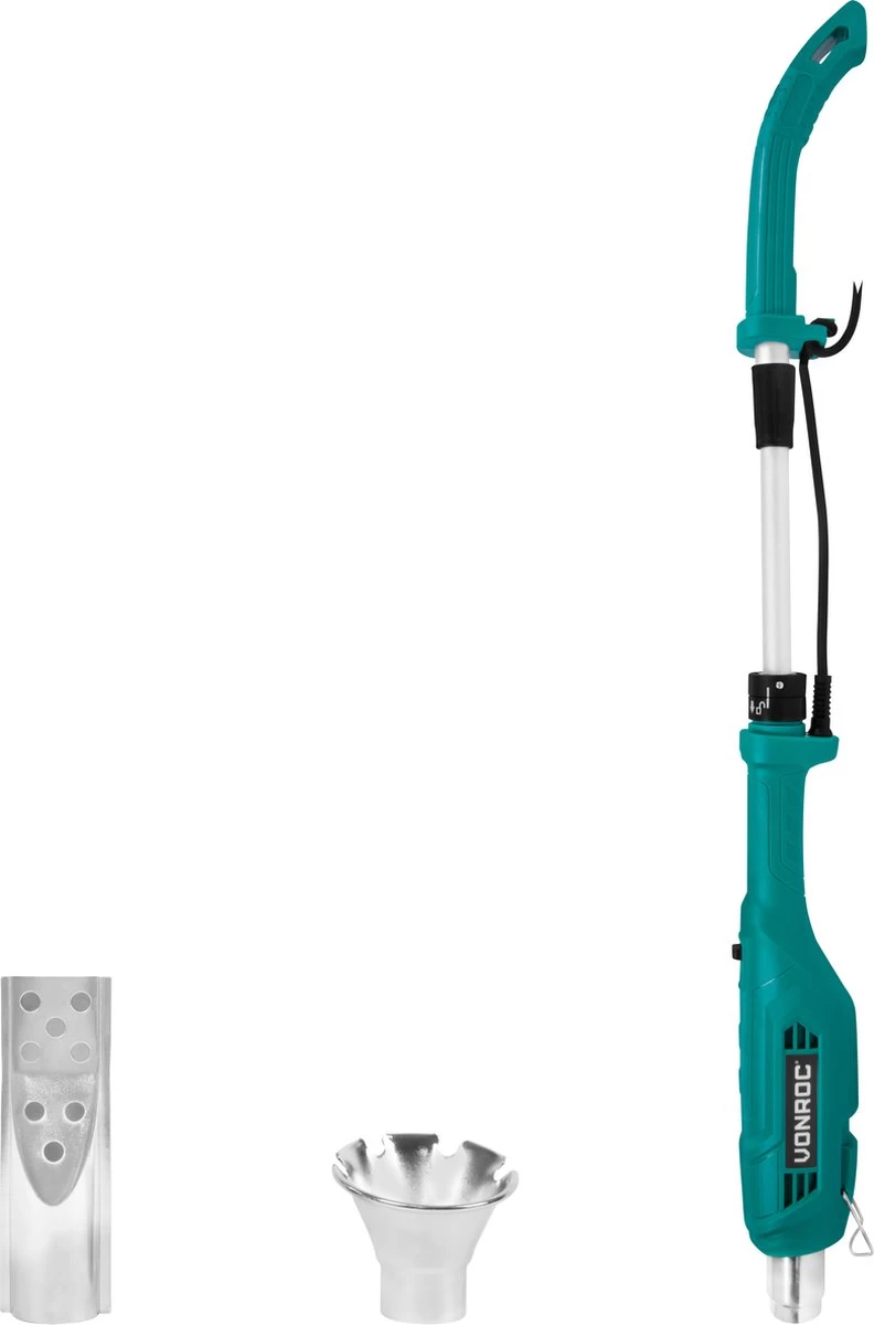 VONROC Elektrische Onkruidbrander - 2000W - Incl. Barbecue Mondstuk 2 VONROC Elektrische Onkruidbrander - 2000W - Incl. Barbecue Mondstuk - Afbeelding 2