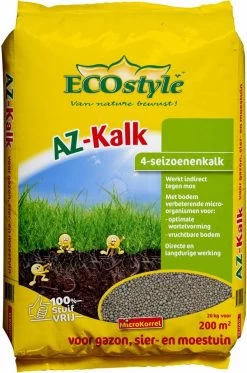 ECOstyle AZ Kalk Micro Korrel – Voor Gazon, Sier- En Moestuin - Corrigeert Zuurgraad Direct En Langdurig - Werkt Tegen Mos - CO2-Neutraal – 265 M² - 20 KG -Gardena Winkel 794x1200 5